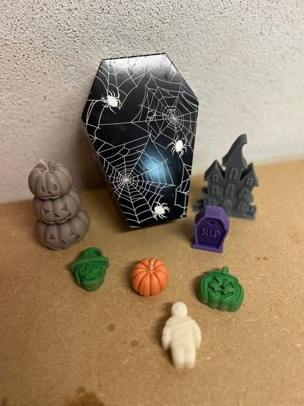 🎃 Cercueil de fondants parfumés – Édition Halloween 👻