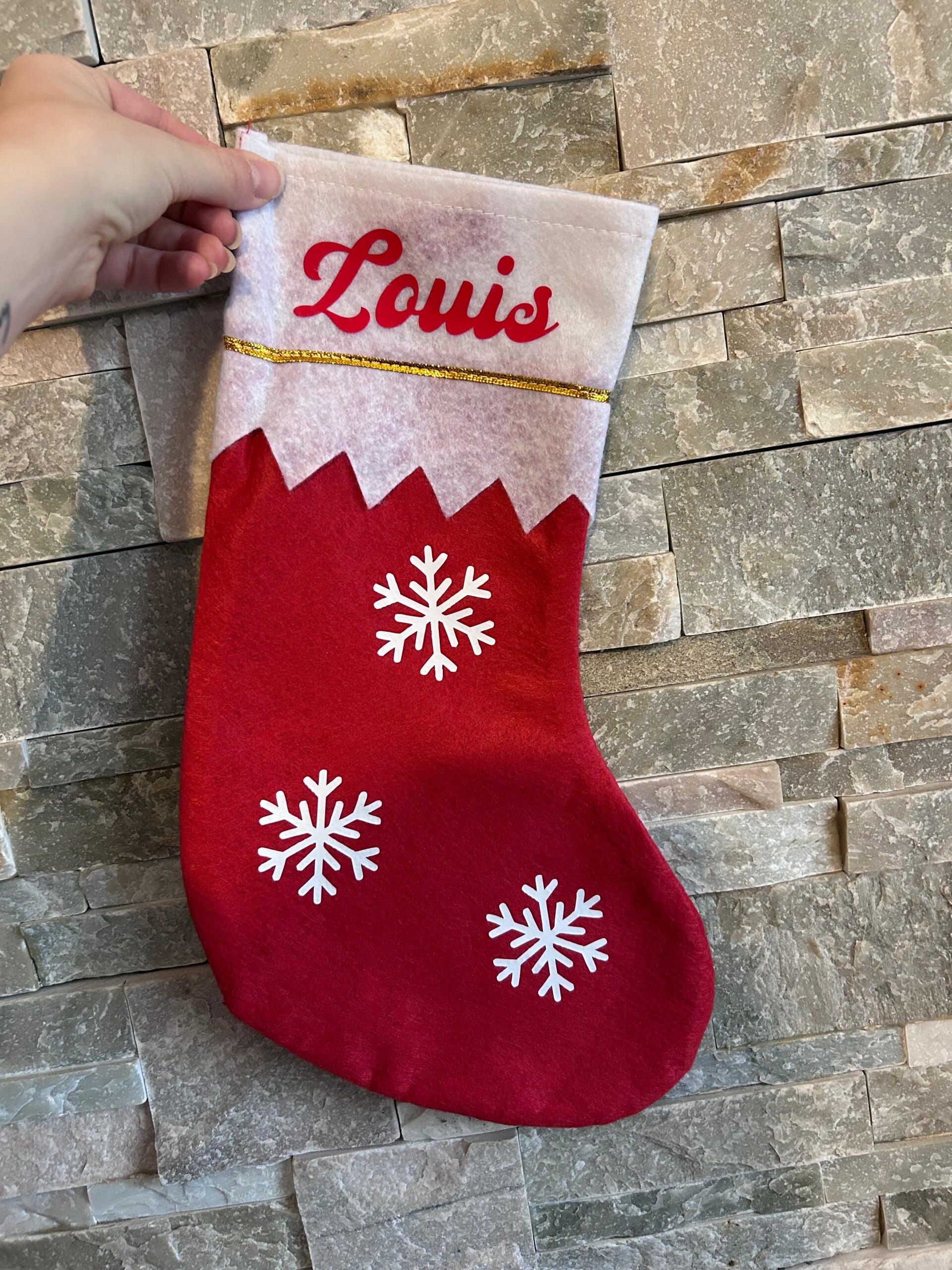 Chaussette de Noël personnalisée