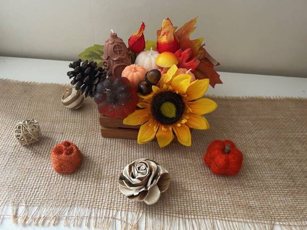 🍁💐 Bouquet Automnal – L’Élégance de la Saison 🍂✨