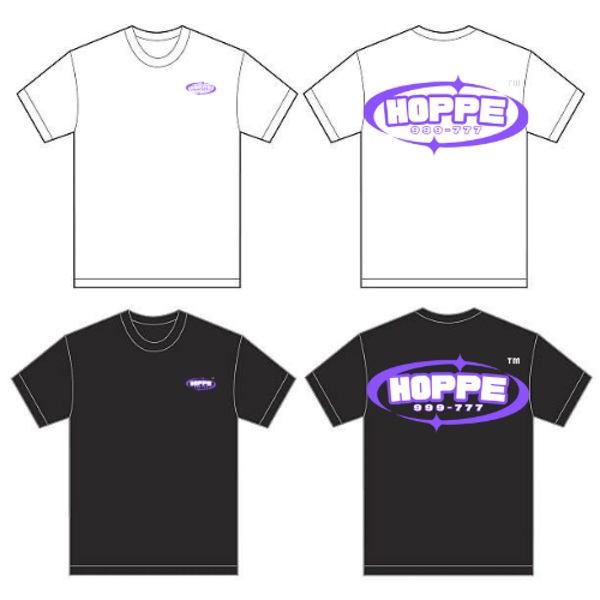 camisa black white violet Drop 1