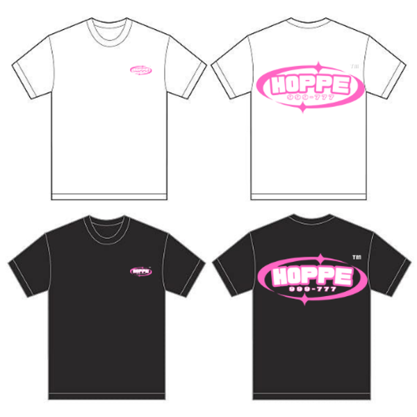 camisa black white pink Drop 1