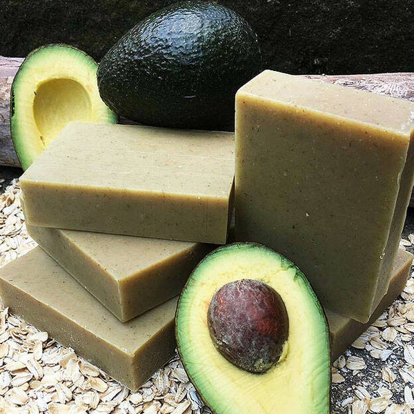 Avocado Ginger Oatmeal gezichts- en lichaamszeep Chagrin Valley