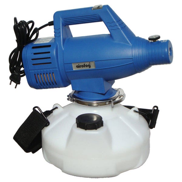 Airofog ULV Fogger U240 Professionele elektrische ULV koudvernevelaar met een tankinhoud van 5 liter, instelbaar debiet en een bereik tot 12 meter. Geschikt voor vloeistoffen op water- en oliebasis.