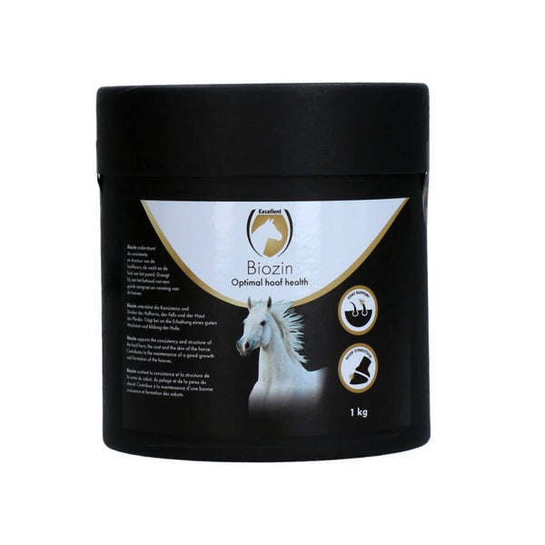 Excellent Horse Biozin 1 kg Bevordert de gezondheid van de hoeven van uw paard en vacht en huid.