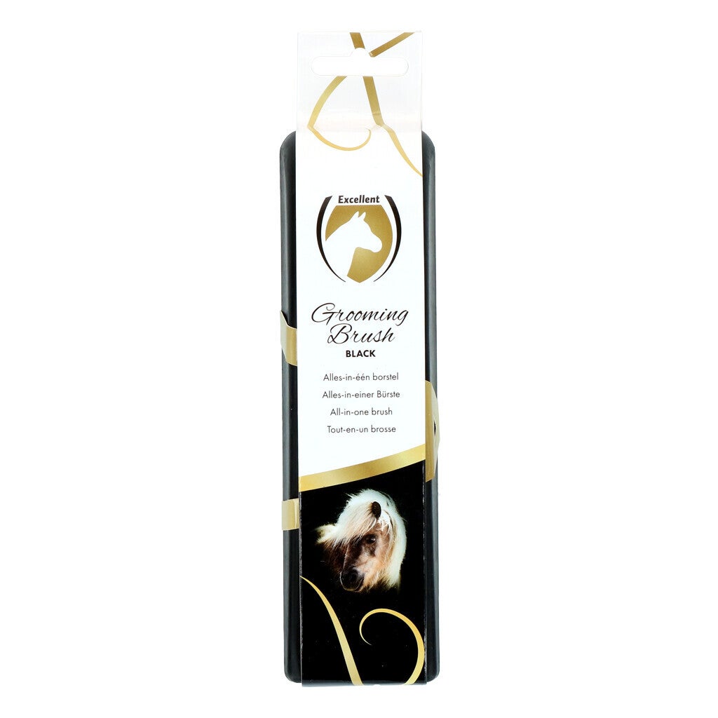 Excellent Horse Grooming Brush Zwart of Roze
