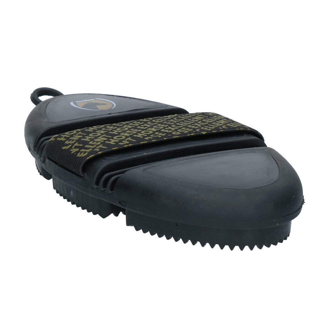 Excellent Horse Flexi Brush Curry Comb Een roskam voor het verwijderen van losse haren, hardnekkig vuil en stof bij het paard.