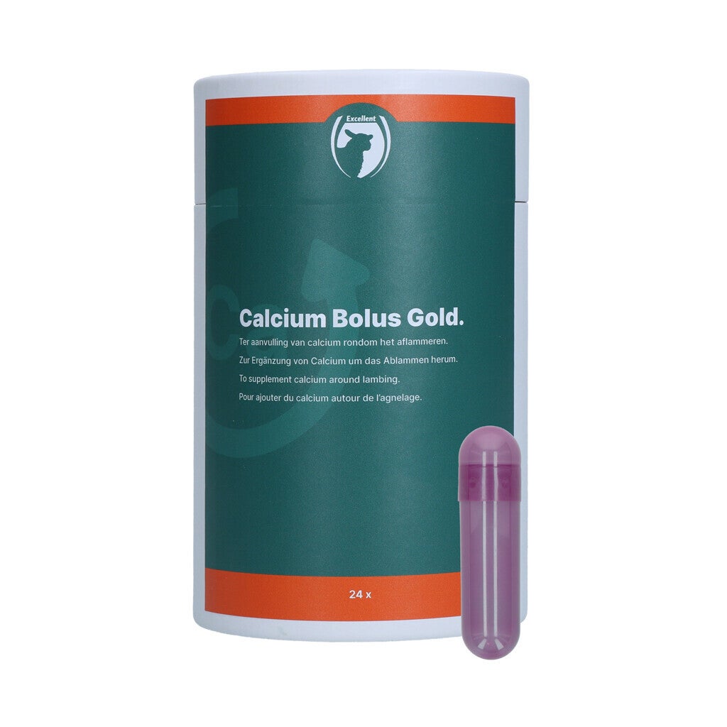 Excellent Sheep Calcium Bolus Gold 24 stuks Ter aanvulling van calcium rondom het aflammeren.