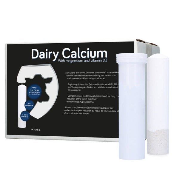 DairyCalc Profi Bolus (Mg & Vit. D3) 24 x 215 g Dé unieke combinatie van Calcium, Magnesium en Vit. D3