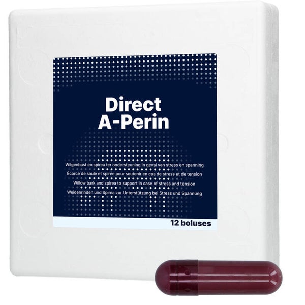 Direct A-Perin 12 x 77 g Een welzijnsbevorderende bolus voor rundvee in geval van stress en spanning.