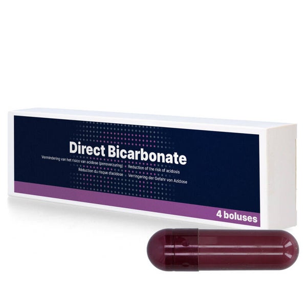 Bicarbonate 4 x 116 g Bicarbonaatbolus voor melkvee ter vermindering van het risico van acidose.