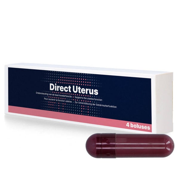 Direct Uterus 4 x 45 g Ter ondersteuning van een gezonde baarmoederfunctie.