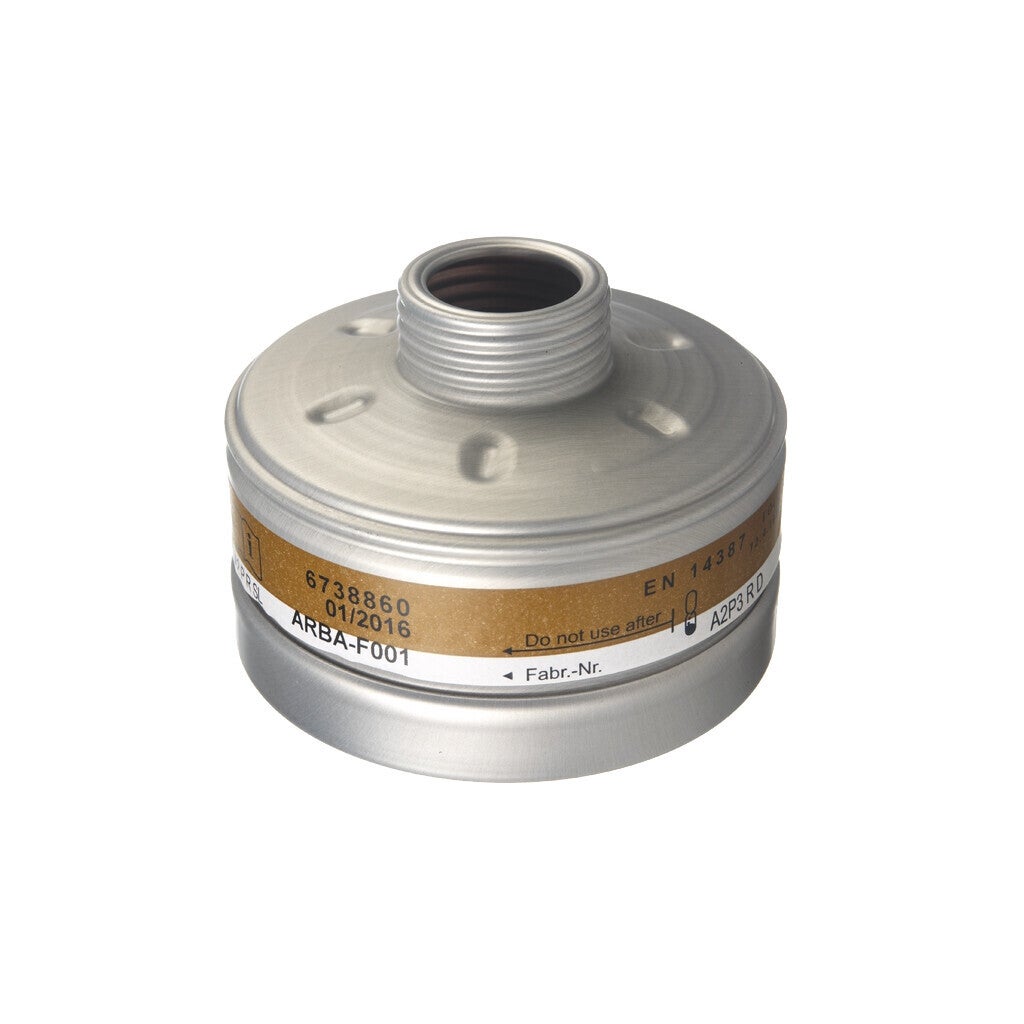 Dräger Filter RD 40 A2-P3 Geschikt voor gassen en dampen van organische samenstelling (A) + vaste stoffen/deeltjes (P