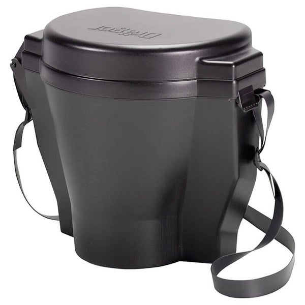 Dräger Mabox II Opbergbox Voor het opbergen van één Dräger volgelaatsmasker. Voorkomt krassen aan het vizier of schade aan het maskerlichaam tijdens vervoer of opslag. Inclusief verstelbare draagriem.