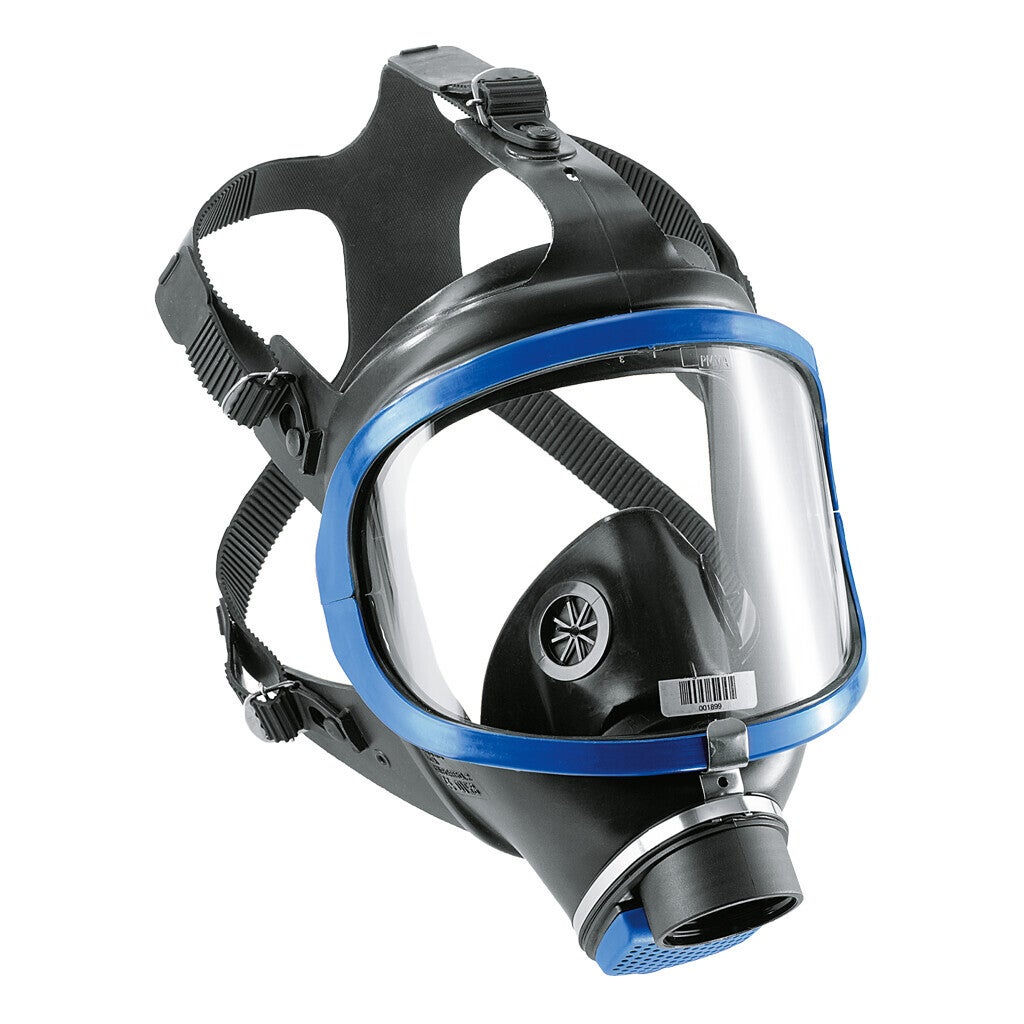 Dräger X-plore 6300  Met RD40 roldraadaansluiting en biedt drievoudige bescherming.