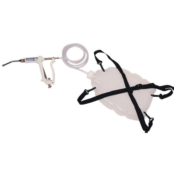 HSW Drench-Matic Eco (incl. 2,5 l Tank) - 23 ml  Drench die tevens als injectiespuit kan worden gebruikt.