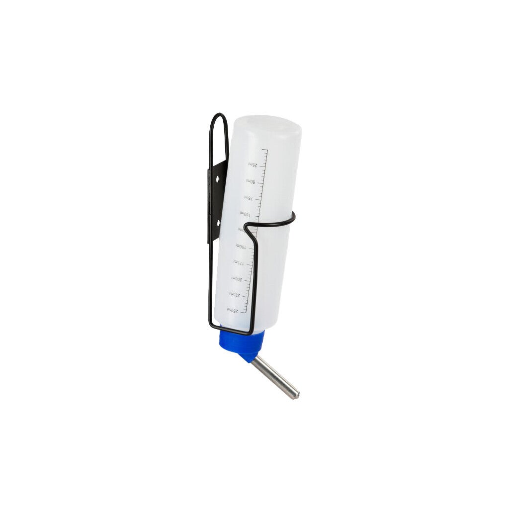 Drinkfles met houder uit metaal 250 ml