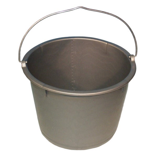 Emmer met maatverdeling 20 l  grijs