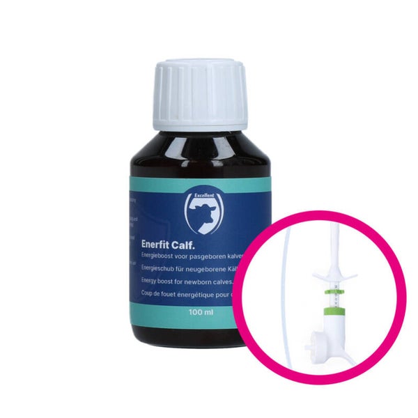 Excellent Enerfit Kalf / Big 100 ml Boost voor pasgeboren kalveren en biggen bestaande uit energie, voeding en vitaminen.