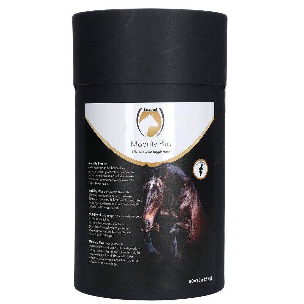 Excellent Horse Mobility Plus 80 x 25 g (2 kg) Mobility Plus voor paarden – ondersteuning van gewrichten en mobiliteit