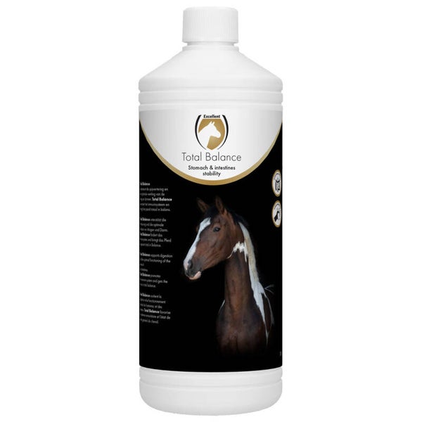 Excellent Horse Total Balance 1 l Bevordert een optimale werking van maag en darmen en ondersteunt het immuunsysteem.