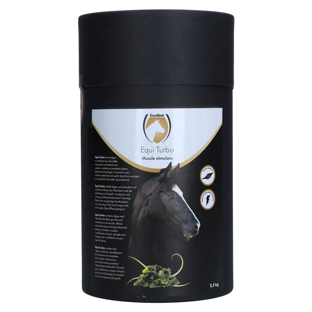 Excellent Horse Turbo 2,5 kg  Stimuleert spiergroei op natuurlijke wijze, ondersteunt de spieropbouw en verhoogt de prestaties.