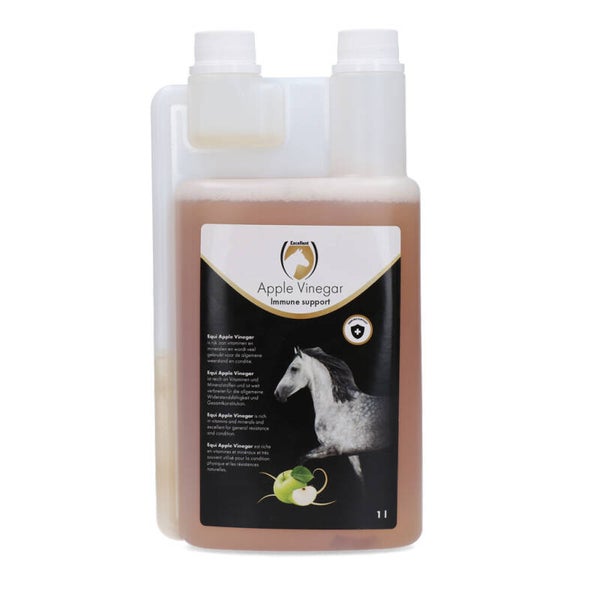 Excellent Horse Apple Vinegar 1 l  Ter ondersteuning van de algehele weerstand en conditie.