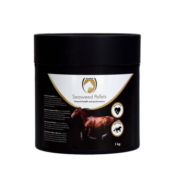 Excellent Horse Seaweed Pellets 1 kg Ter ondersteuning van de weerstand, darmwerking en hoefgezondheid.