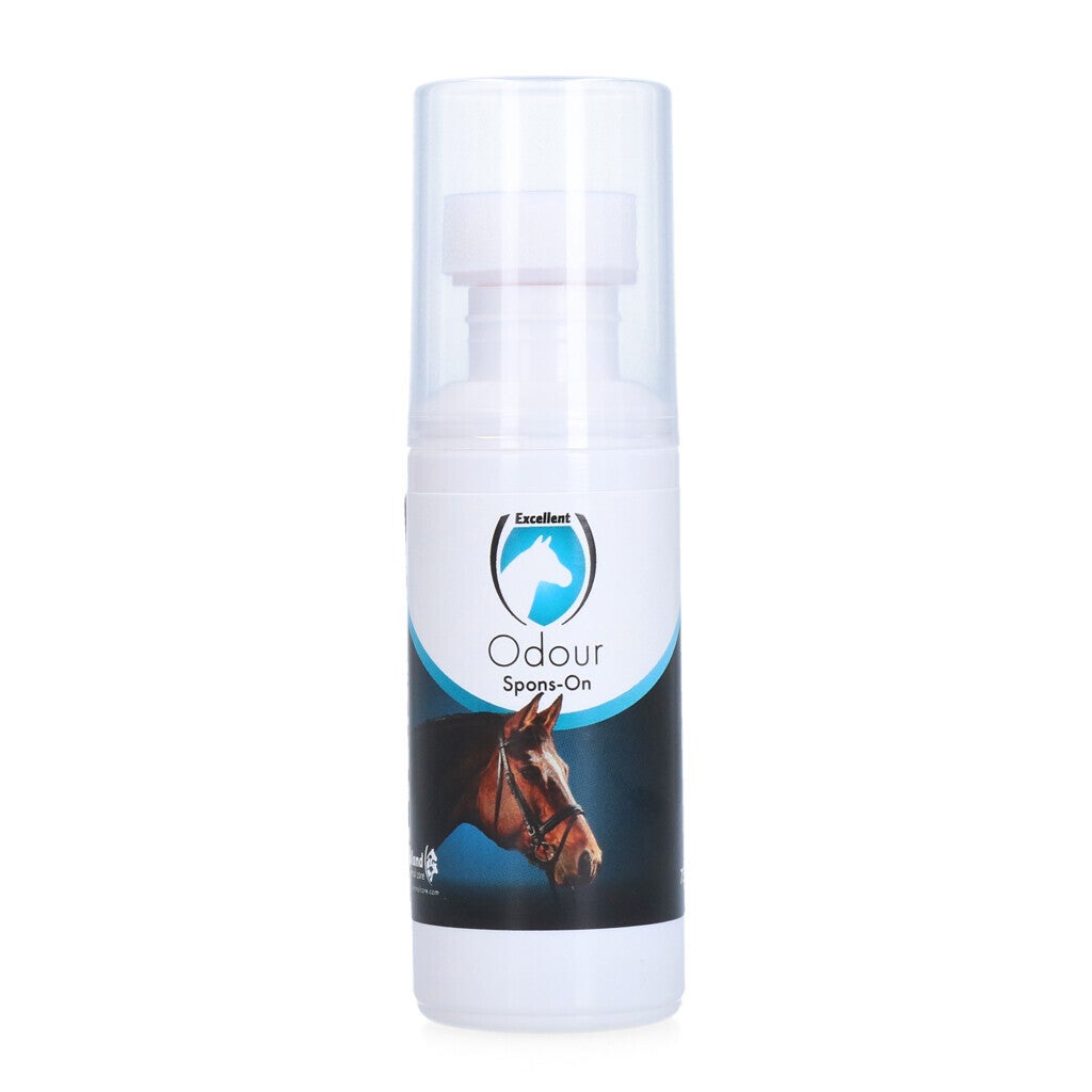 Excellent Horse Odour Spons-On 75 ml Een compacte spons met etherische oliën die de natuurlijke (zweet)geur van het paard neutraliseert.