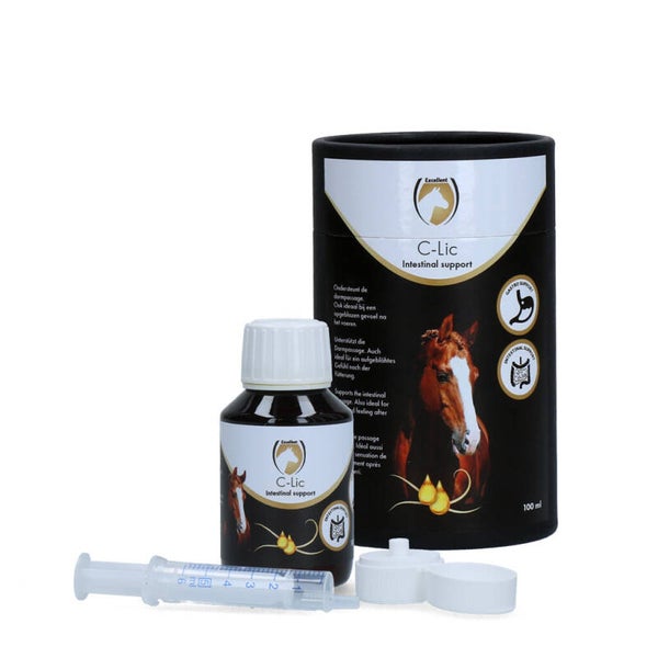 Excellent Horse C-Lic 100 ml Te verstrekken wanneer een opgeblazen gevoel optreedt na het voeren.