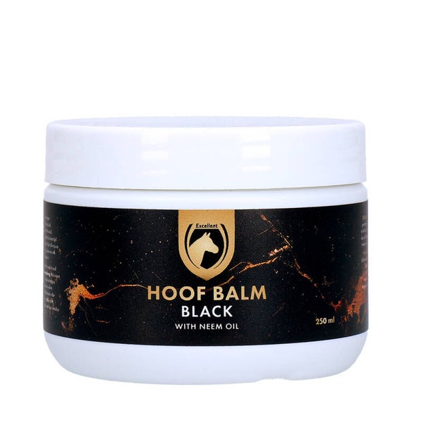 Excellent Horse Hoof Balm met Neem Oil Een verzorgende hoefbalsem met neemolie die de hoeven beschermt tegen hoornkloven en afsplinteren. Trekt diep in en houdt het hoorn soepel en elastisch.