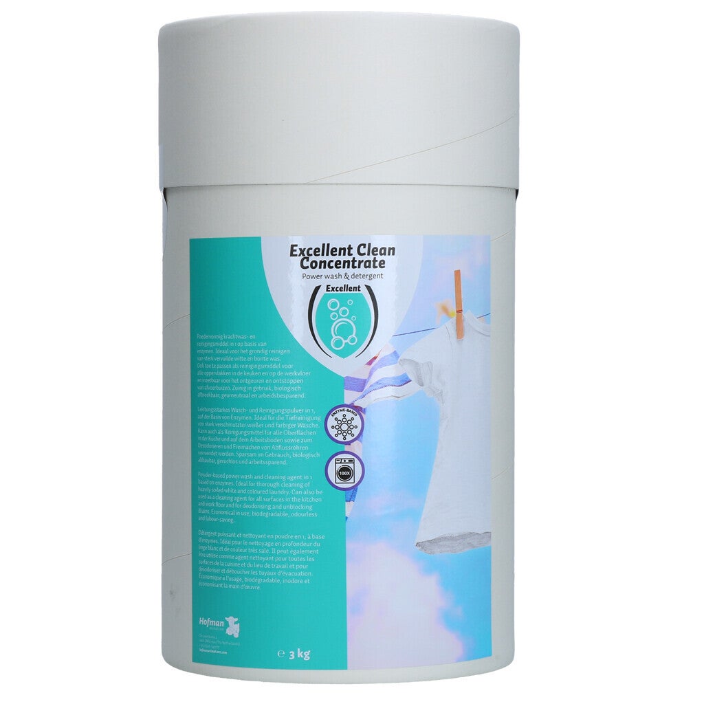 Excellent Schoon concentraat totaalwasmiddel 3 kg