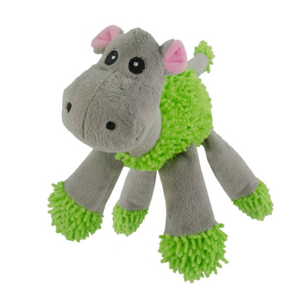 Fuzzle met 5 piepers  Fuzzle knuffelspeeltjes zijn de ideale knuffel voor uw hond en zijn superzacht. Deze knuffelspeeltjes zijn zeer geschikt voor pups en bevatten 5 squeakers (piepers) voor extra speelplezier! Formaat22 x 22 cm