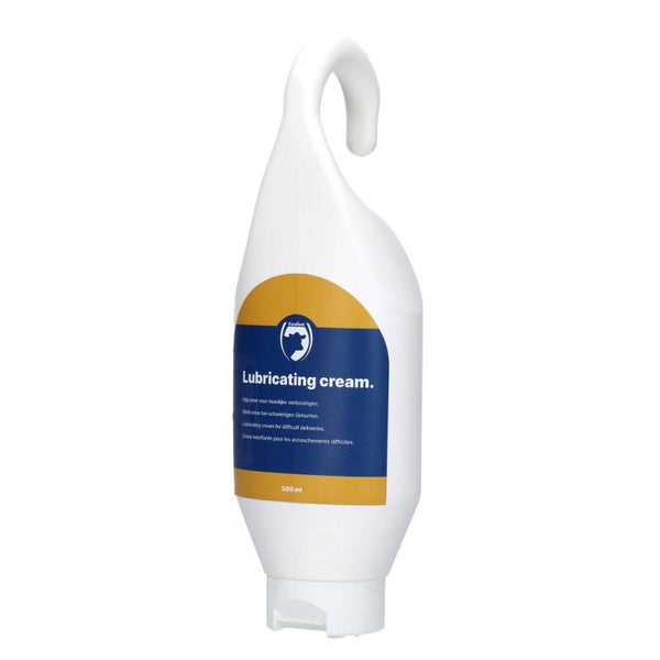 Excellent Lubricating Cream (Glij-creme) Hang-/Statube 500 ml De ideale verloscrème voor dierenarts en veehouder.