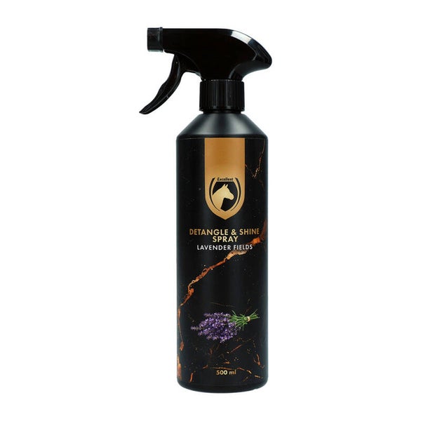 Excellent Horse Detangle & Shine Spray 500 ml Excellent Horse Detangle & Shine Spray 500 ml maakt manen en staart soepel, zacht en glanzend en zorgt dat het makkelijk doorkambaar blijft.