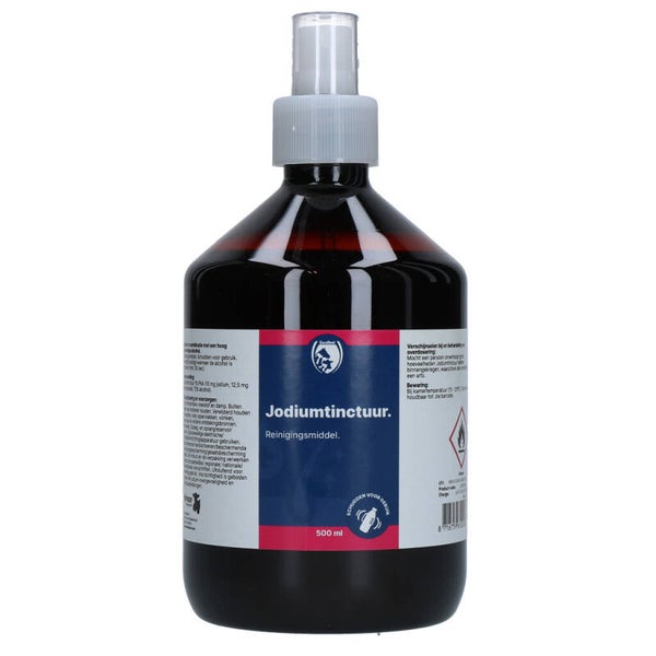 Jodiumtinctuur 1% (10 mg per ml) & 70% Alcohol 500 ml