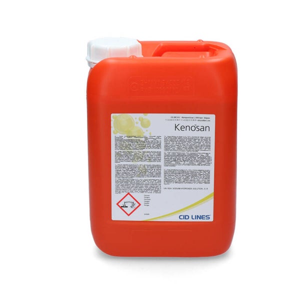 Kenosan 5 L of 22 kg Sterk alkalische reiniger met ultra schuimvorming.