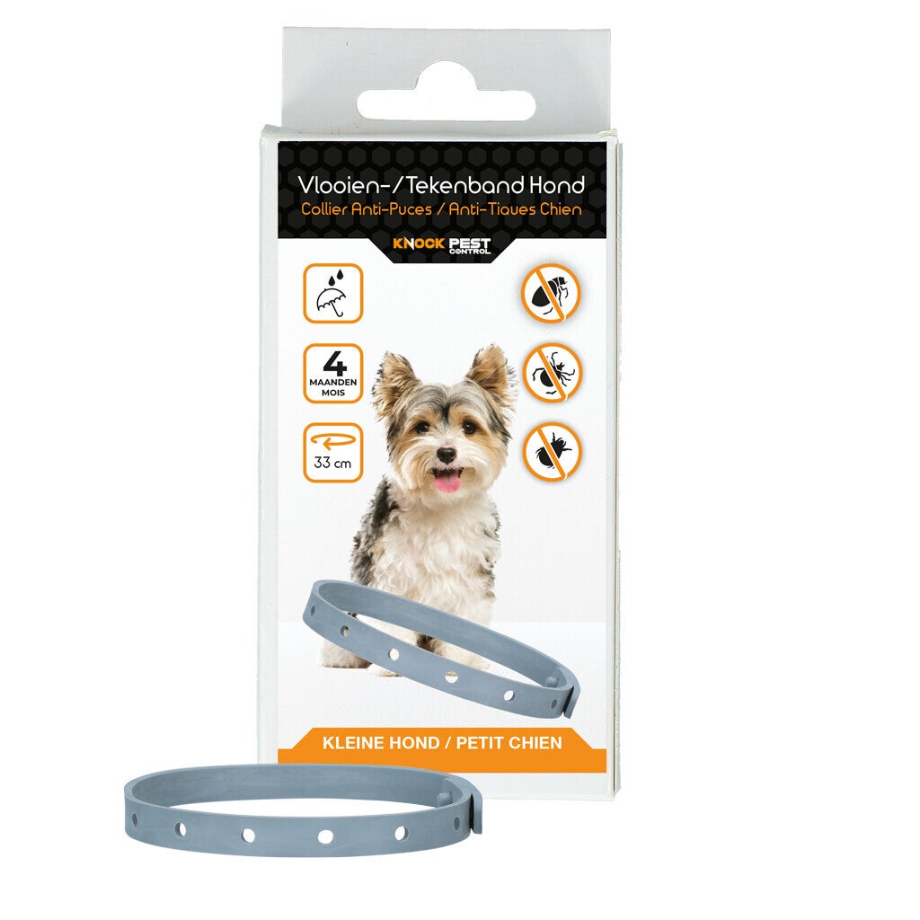 Knock Pest Vlooien/Tekenband Hond 33 cm NL/FR