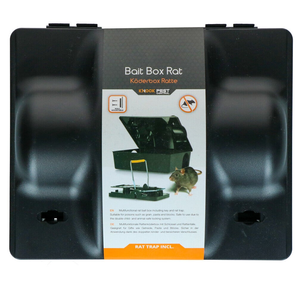 Knock Pest Voerdoos Rat/Muis Dual bait incl. rattenklem