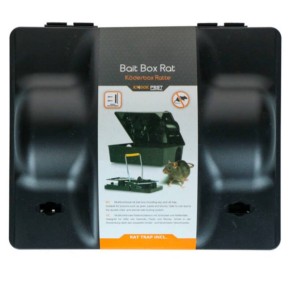 Knock Pest Voerdoos Rat/Muis Dual bait incl. rattenklem