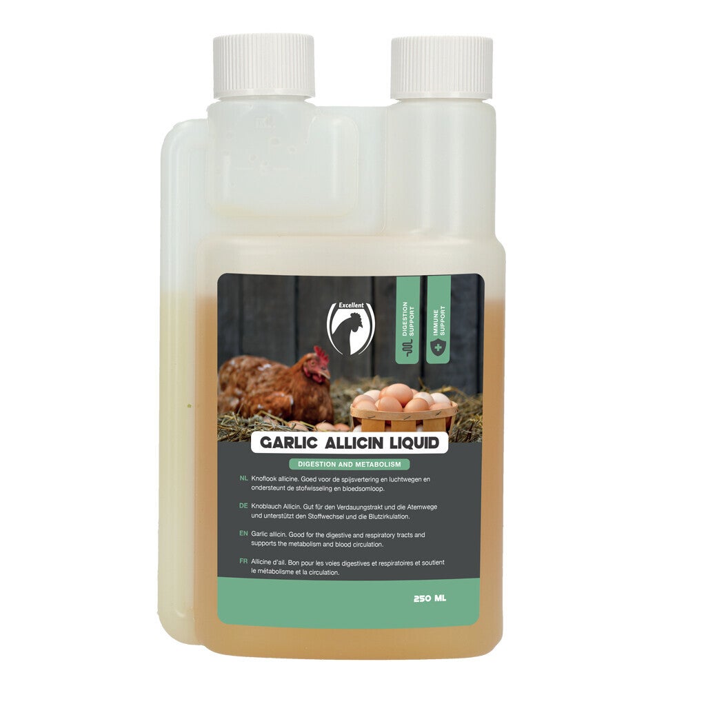 Excellent Garlic Allicin Liquid  Europese knoflookmix in vloeibare vorm met dubbele werking.