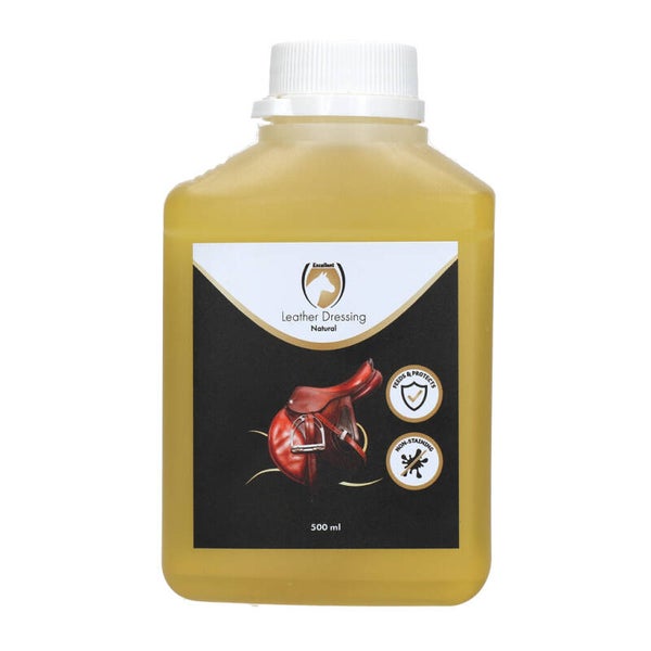Excellent Leather Dressing Naturel in 500ml of 1 liter verpakking Leder & Zadelolie voor het voeden en onderhouden van lederen uitrusting