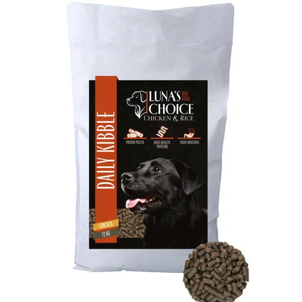 Luna's Choice Adult Kip/Rijst 4 kg of 12 kg