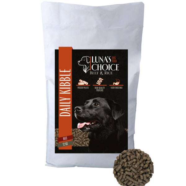 Luna's Choice Adult Rund/Rijst 4 kg of 12 kg