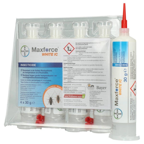 Maxforce White IC 4 x 30 g  Speciaal voor kakkerlakken