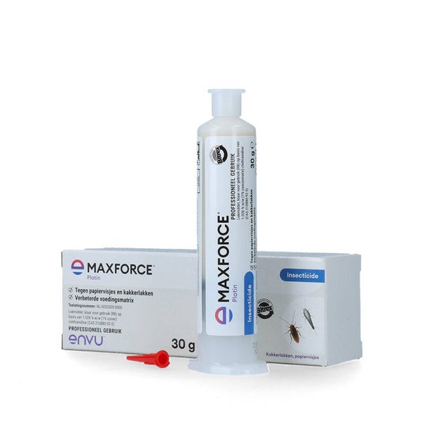 Maxforce Platin 30 g Zeer aantrekkelijk voor papiervisjes en kakkerlakken.