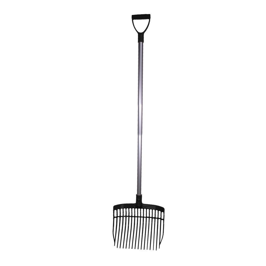 Mestvork Compleet (met steel 115 cm) Zwart