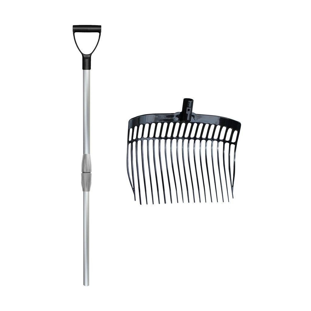 Mestvork met steel