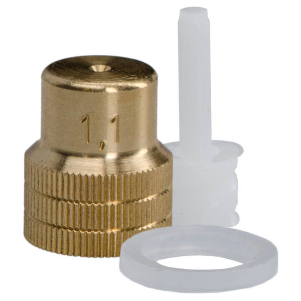 Mesto Spuitdop 1,1 mm met Wervel