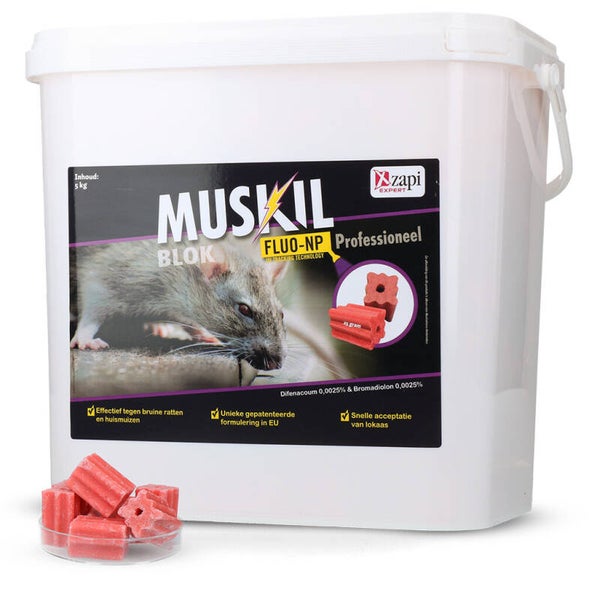 Muskil Blok Fluo-NP 5 kg