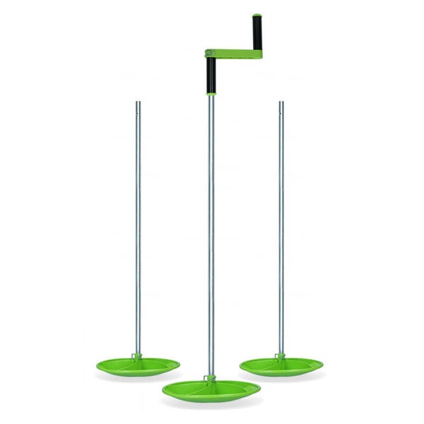 Twist butler 125 cm 3 stuks met 1 Zwengel